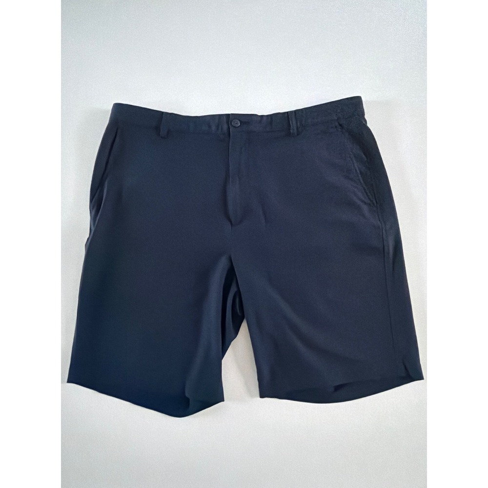 FootJoy Mens Navy Blue Performance Golf Shorts W38 Stretch FJ Logo